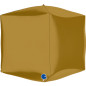 Cube balloon 15" (39cm) - Satin Gold