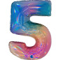 Chiffre 40" (90cm) - 5 -  Rainbow
