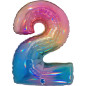 Chiffre 40" (90cm) - 2 -  Rainbow
