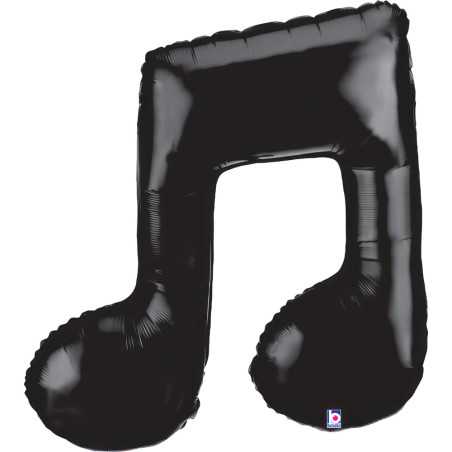 Ballon Note de musique double - Noir 34inch (85cm) - Sempertex France