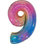 Number 40" (90cm) - 9 - Rainbow
