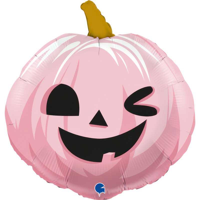 Funny Pink Pumpkin Balloon 22" (55cm)