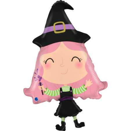 Ballon Adorable sorcière 33inch (82,5cm) - Sempertex France