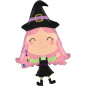 Ballon Adorable sorcière 33" (82,5cm)