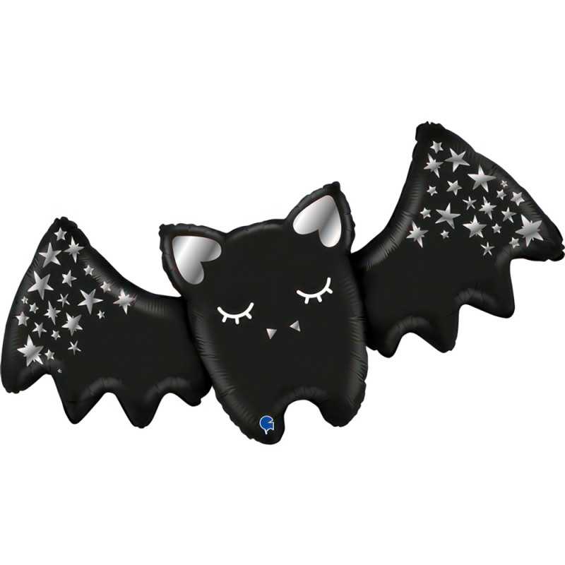 Glittering Bat Balloon 43" (107.5cm)