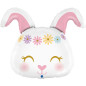 Ballon Lapin hippie 25" (62,5cm)
