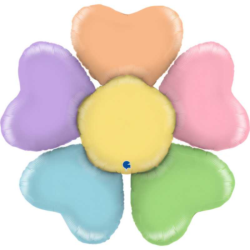Ballon Marguerite colorée 31" (77,5cm)