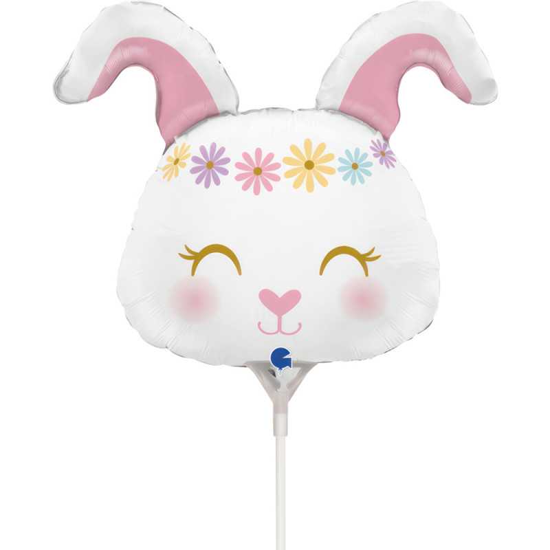 Mini Hippie Bunny Balloon 14" (35cm) - 10 Pcs Mini Hippie Bunny Balloon 14" (35cm) - 10 Pcs