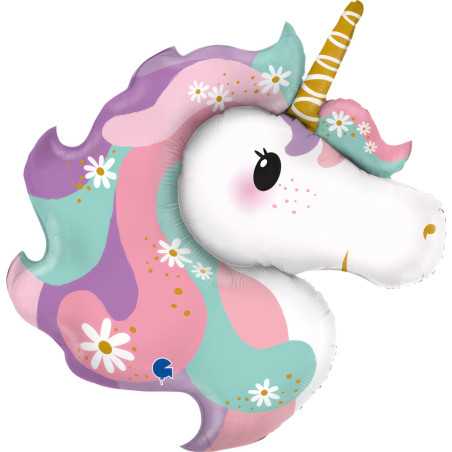Ballon Licorne hippie 32inch (80cm) - Sempertex France