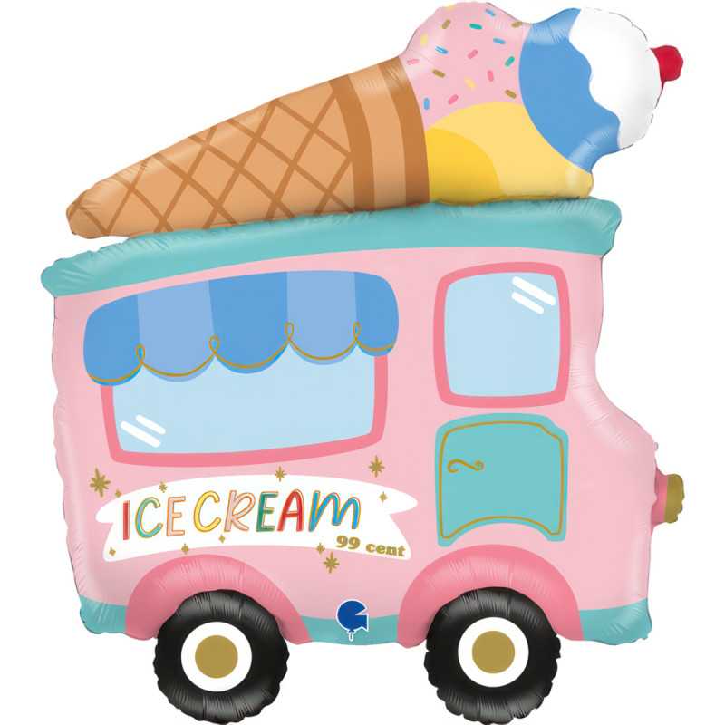 Ice Cream Truck Balloon 29" (74cm)