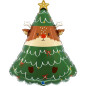 Ballon Renne dans le sapin 23" (57,5cm)