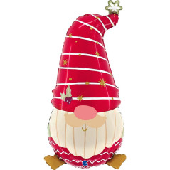 Ballon Gnôme de Noël 27inch (67,5cm) - Sempertex France