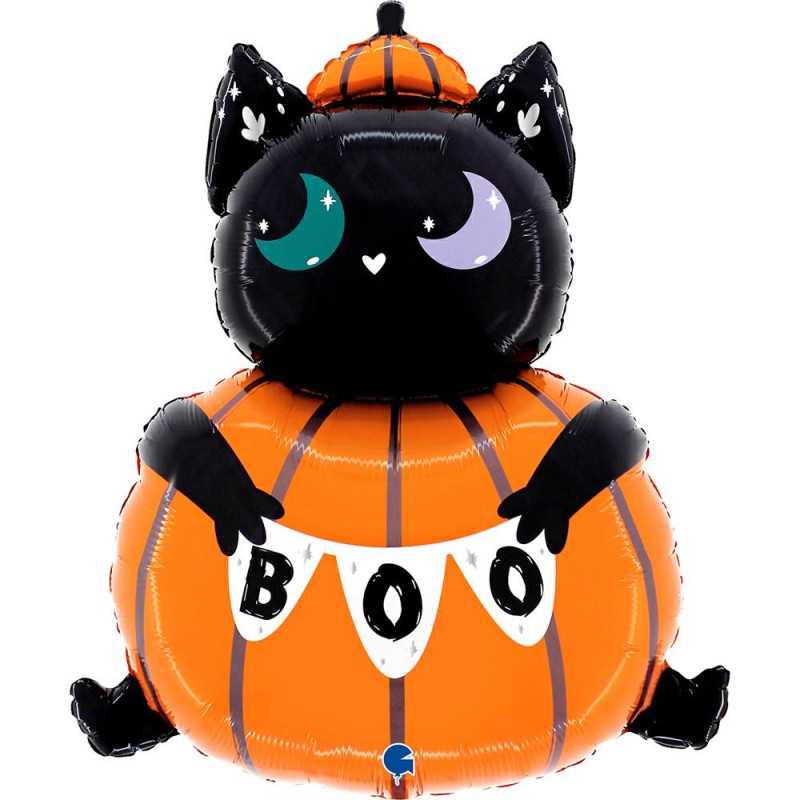Cat in the Pumpkin Balloon 26" (65cm) Cat in the Pumpkin Balloon 26" (65cm)