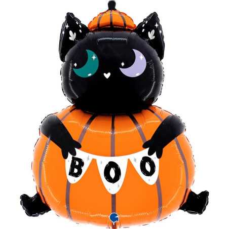 Ballon Chat dans la citrouille 26inch (65cm) - Sempertex France
