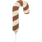 Ballon Mini Sucre de Canne Chocolat 14" (35cm) - 10 Pcs