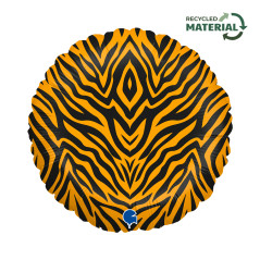 Ballon rond Motif Tigre 18inch (45cm)- Sempertex France