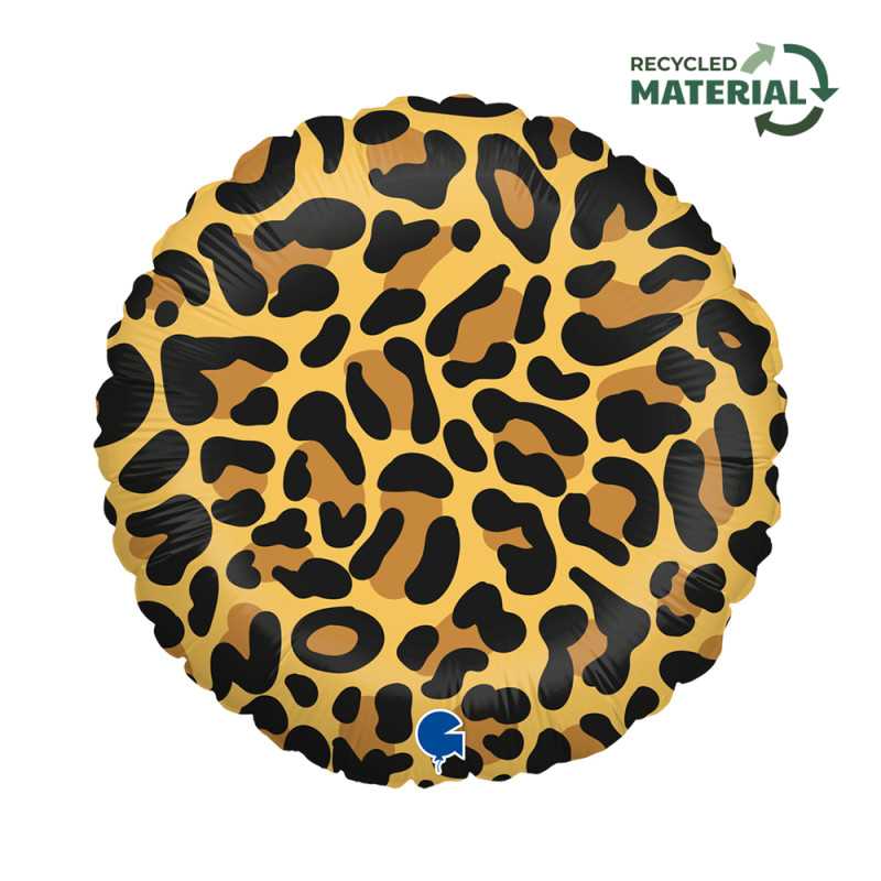 Ballon rond Motif Lépoard 18" (45cm)