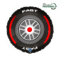 Ballon rond Pneu 18" (45cm)