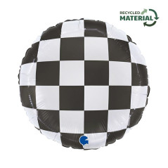 Ballon rond Damier 18inch (45cm) - Sempertex France