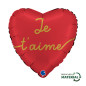 Ballon Cœur Je t'aime mon amour 18" (45cm)