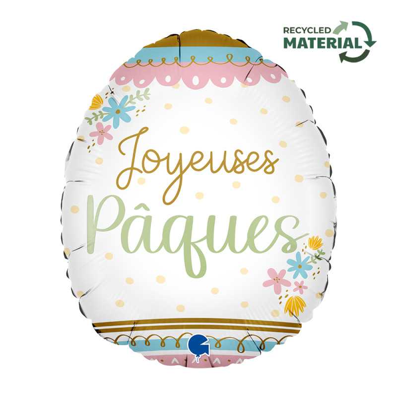Happy Easter Egg Balloon 18" (45cm) Happy Easter Egg Balloon 18" (45cm)