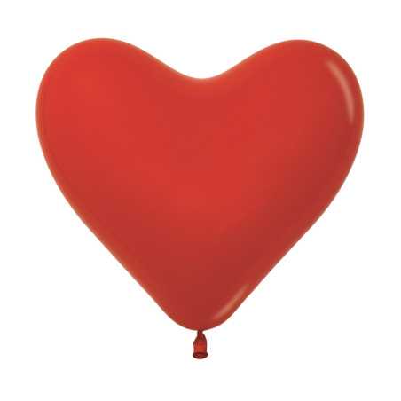 Ballons coeurs 12inch (30cm) - Red - 015 HRT12015 Sempertex France