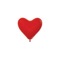 Heart Balloons 6inch (15cm) - Red - 015 HRT6005 Sempertex UK