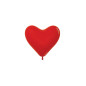 Ballons cœurs 6" (15cm) rouge (Red 015) – 50 Pcs