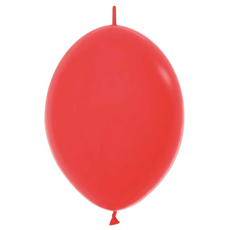 Link-O-Loon Balloons 12" (30cm) red (Red 015) – 50 Pcs