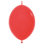 Link-O-Loon Balloons 12" (30cm) red (Red 015) – 50 Pcs
