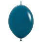 Link-O-Loon Balloons 12" (30cm) teal (Deep Teal 035) – 50 Pcs