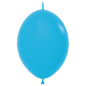 Ballons Link-O-Loon 12" (30cm) bleu (Blue 040) – 50 Pcs