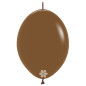 Ballons Link-O-Loon 12" (30cm) mocha (Mocha 070) – 50 Pcs