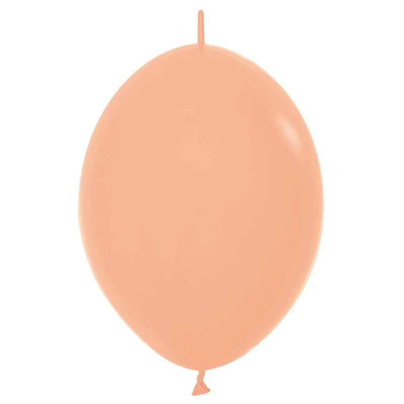 Ballons Link-O-Loon 12" (30cm) pêche  (Peach Blush 060) – 50 Pcs