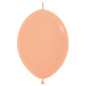 Link-O-Loon Balloons 12" (30cm) Peach Blush 060 – 50 Pcs