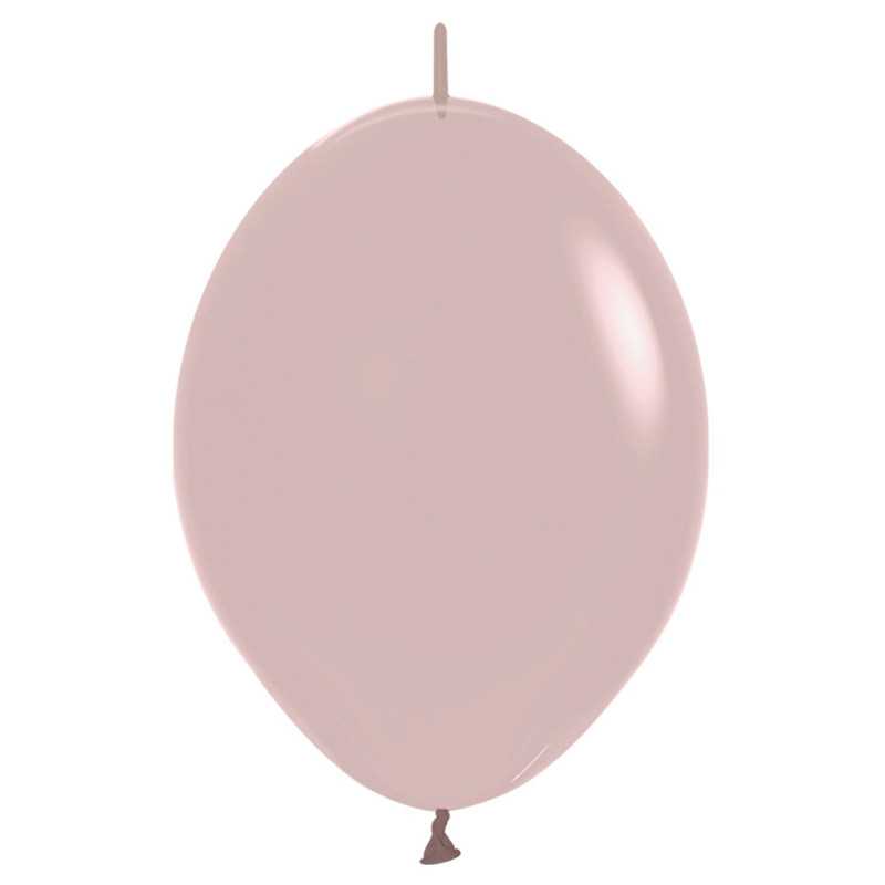 Link-O-Loon Balloons 12" (30cm) powder pink (Pastel Dusk Rose 110) – 50 Pcs