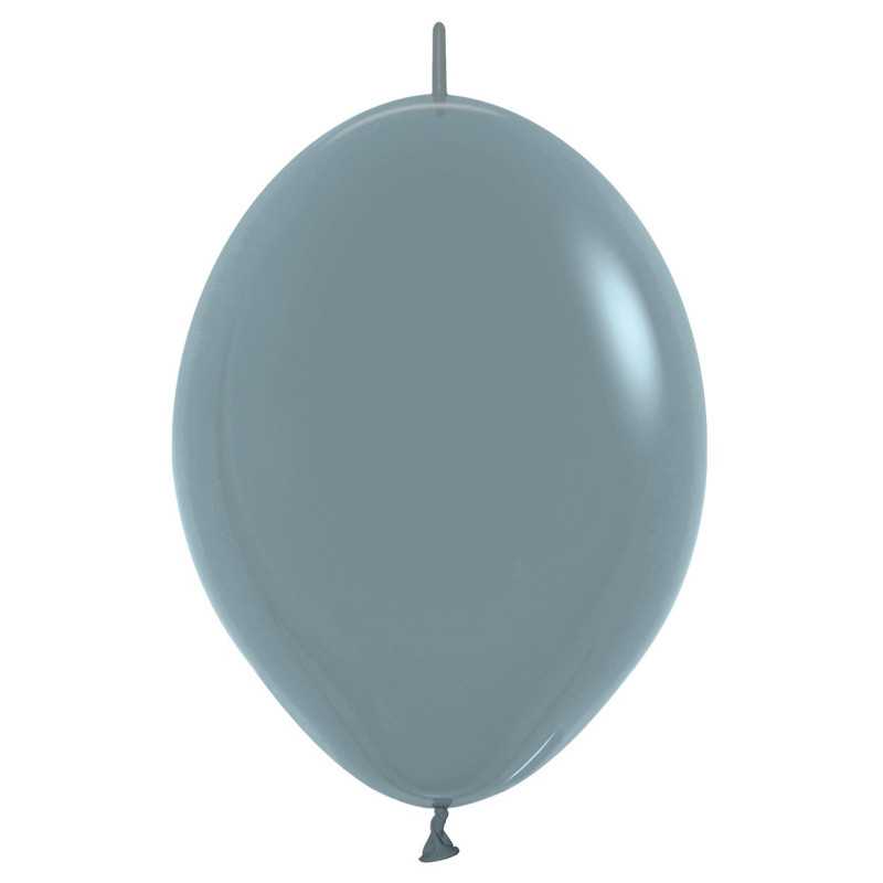 Link-O-Loon Balloons 12" (30cm) Pastel Dusk Blue 140 – 50 Pcs