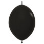 Link-O-Loon Balloons 12" (30cm) black (Black 080) – 50 Pcs