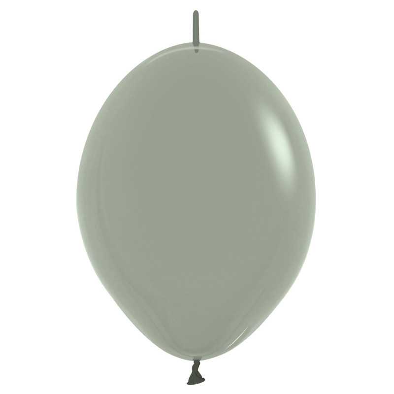 Ballons Link-O-Loon 12" (30cm)  (Pastel Dusk Laurel Green 127) – 50 Pcs