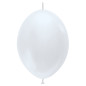 Link-O-Loon Balloons 12" (30cm) pearl white (Pearl White 405) – 50 Pcs