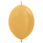 Link-O-Loon Balloons 12" (30cm) metallic gold (Metallic Gold 570) – 50 Pcs