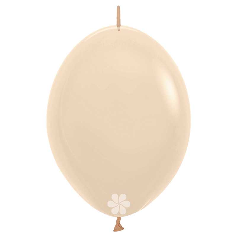 Ballons Link-O-Loon 12" (30cm) nude pastel mat (Pastel Matte Nude 661) – 50 Pcs