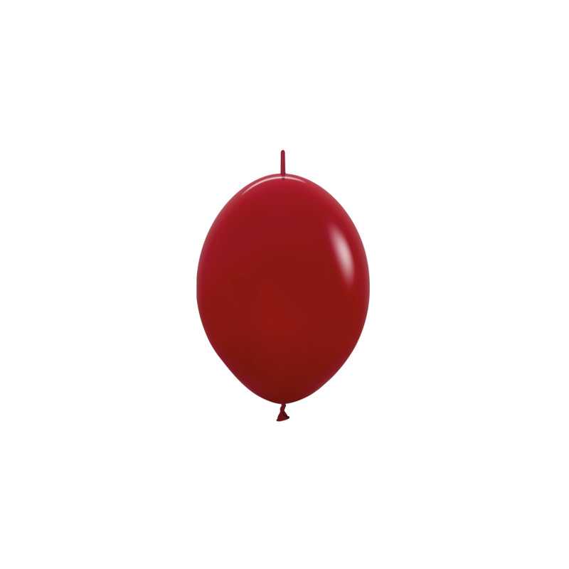 Ballons Link-O-Loon 6" (15cm) rouge impérial (Imperial Red 016) – 50 Pcs