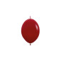 Ballons Link-O-Loon 6" (15cm) rouge impérial (Imperial Red 016) – 50 Pcs