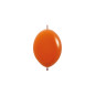 Link-O-Loon Balloons 6" (15cm) orange terracotta (Sunset Orange 062) – 50 Pcs