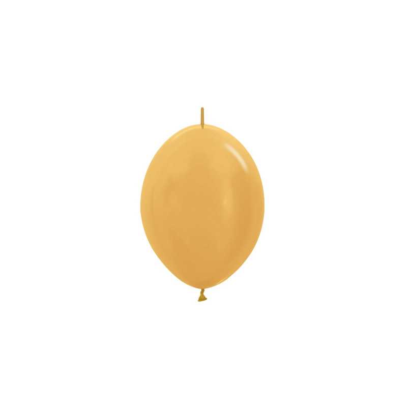 Ballons Link-O-Loon 6" (15cm) or métallique (Metallic Gold 570) – 50 Pcs Ballons Link-O-Loon 6" (15cm) or métallique (Metallic Gold 570) – 50 Pcs