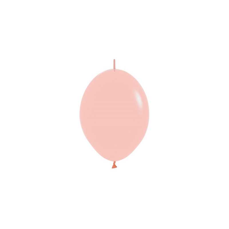 Ballons Link-O-Loon 6" (15cm) melon  pastel mat (Pastel Matte Melon 663) – 50 Pc