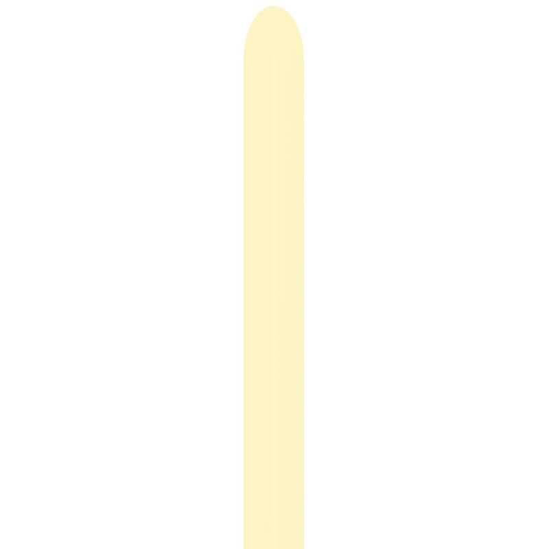 Ballons à sculpter 260 Nozzle Up jaune pastel mat (Pastel Matte Yellow 620) – 50