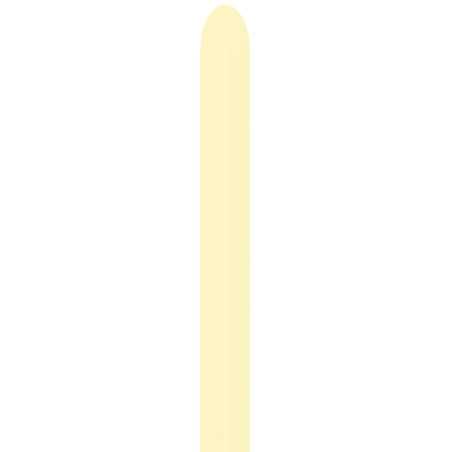 Ballons à modeler 260 - Pastel Matte Yellow - 620 260620 Sempertex France