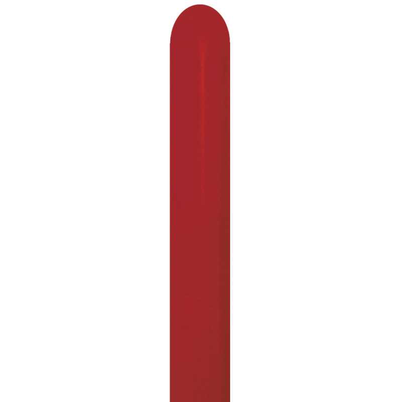 Ballons à sculpter 360 Nozzle Up rouge impérial (Imperial Red 016) – 50 Pcs
